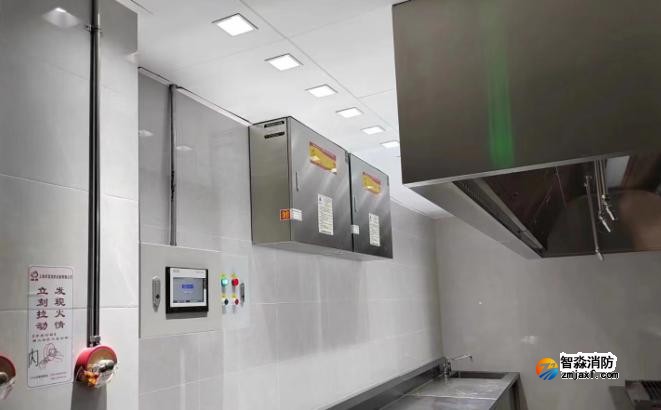 廚房設備滅火裝置安裝圖